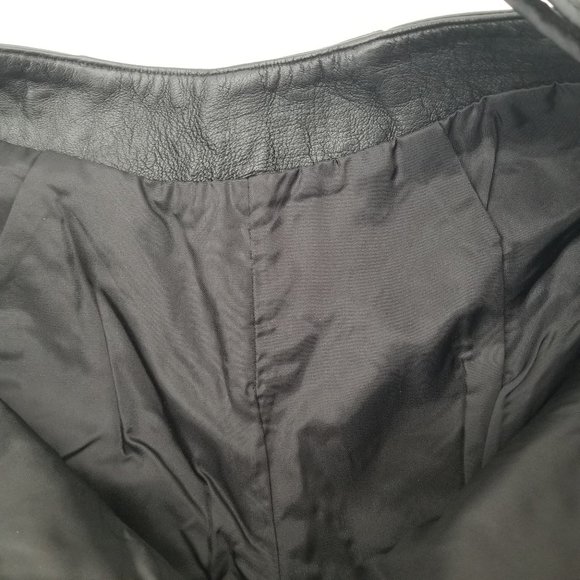 Vintage Verducci Genuine Leather Womans High Waist Pants Size 10 - Picture 12 of 12